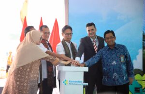 Jajaran Polda hadiri peresmian Groundbreaking Construction Work for Mohammad Hoesin Oncology Center Building Hospital,