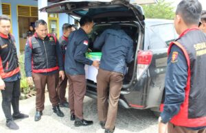 Dokumen Penting Diangkut Pidsus Kejari Banyuasin, suasan Kantor UPTD Pelayanan Darat Dishub mendadak tegang