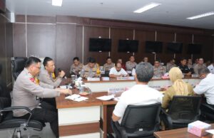 Polda Sumsel gelar rapat awal Rakor lintas sektoral Jelang Idul Fitri 1446 H