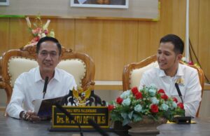 Bahas Pemanfaatan Pasar Ikan Hingga Investasi, Wali Kota Ratu Dewa Terima Audiensi Kadin Palembang