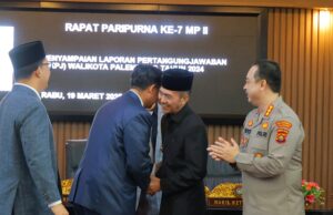 Wali Kota Ratu Dewa Sampaikan LKPJ Tahun 2024, Rapat Paripurna Ke-7 Masa Persidangan II