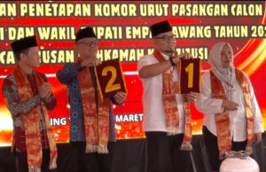 KPU Empat Lawang Tetapkann JM-FAI No Urut 2 Dan HBA-Henny No Urut 1