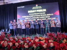Debat Publik pasangan calon pemilihan Bupati dan Wakil Bupati Empat Lawang 2024 Pasca putusan MK
