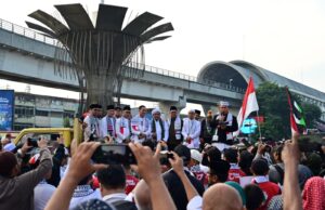 Aksi bela Palestina, Wali Kota Palembang turun ke jalan