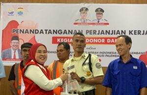 PMI Palembang Gandeng Perumda Tirta Musi, Dorong Gerakan Donor Darah Massal