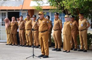 Pimpin Apel di Kecamatan Kalidoni, Sekda Tegaskan Kedisiplinan ASN