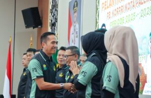 Lantik Pengurus PB Korpri 2025–2029, Ratu Dewa Dorong Pembinaan Atlet Muda Lewat Bulutangkis