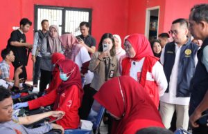 Damkar Palembang Gandeng PMI, Kumpulkan 150 Kantong Darah