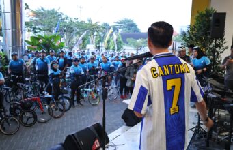 Ratu Dewa Lepas Ratusan Peserta Sepeda Lipat, Harapkan Bisa Cetak Atlet Berprestasi