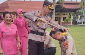 37 Personel Polres Mura Naik Pangkat