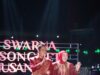 Dengan Songket Motif Bunga Tanjung, Ratu Dewa Bersama Dewi Sastrani Tampil Memukau di Panggung Swarna Songket Nusantara 2025