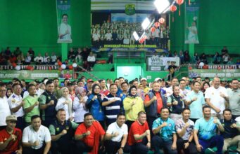 Buka Kejuaraan Bulu Tangkis PB Korpri, Ratu Dewa Ajak Masyarakat Anti Mager