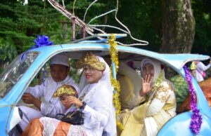 Pemerintah Kota Palembang Gelar Nikah Massal, 44 Pasang Pengantin Diarak Menuju Resepsi