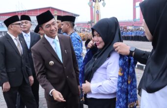 Wali Kota Palembang Pimpin Apel Bersama dan Lantik 1.560 PPPK Tahap II