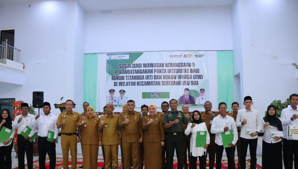 Pakta Integritas RT/RW: Garda Terdepan Palembang Menuju Kota Sehat, Cerdas, dan Peduli