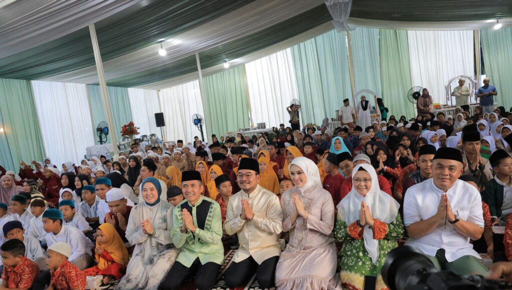 Ratu Dewa dan Prima Salam Gelar Tasyakuran dan Buka Puasa bersama anak yatim, peringati satu tahun kepemimpinan