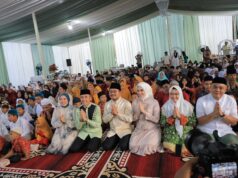 Ratu Dewa dan Prima Salam Gelar Tasyakuran dan Buka Puasa bersama anak yatim, peringati satu tahun kepemimpinan