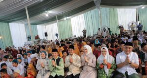 Ratu Dewa dan Prima Salam Gelar Tasyakuran dan Buka Puasa bersama anak yatim, peringati satu tahun kepemimpinan