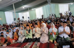 Ratu Dewa dan Prima Salam Gelar Tasyakuran dan Buka Puasa bersama anak yatim, peringati satu tahun kepemimpinan