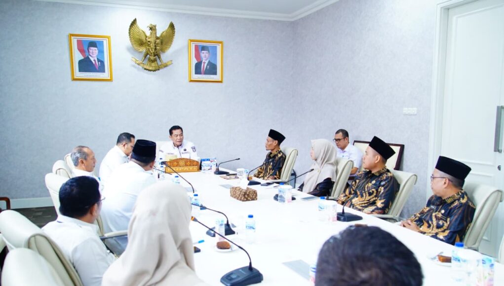 Bupati H.M. Toha Tohet Terima Kunjungan Kantor Kementerian Haji dan Umrah Kabupaten Muba