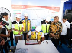 H-10 Idul Fitri ruas tol Tol Palembang – Betung difungsikan, Ratu Dewa : Tingkatkan geliat ekonomi Palembang Exit Tol harus daerah Gandus