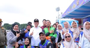 Kapolri Hadiri Apel Kamtibmas Ojol dan Buruh, Wali Kota Palembang Sampaikan Pesan Penting Jelang Lebaran