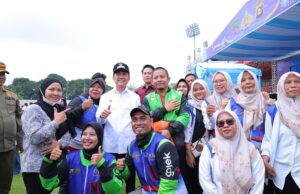 Kapolri Hadiri Apel Kamtibmas Ojol dan Buruh, Wali Kota Palembang Sampaikan Pesan Penting Jelang Lebaran