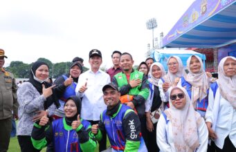 Kapolri Hadiri Apel Kamtibmas Ojol dan Buruh, Wali Kota Palembang Sampaikan Pesan Penting Jelang Lebaran