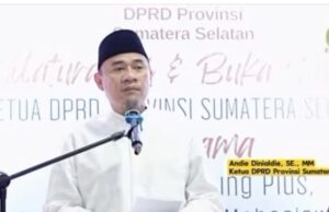 Ketua DPRD Provinsi Sumatera Selatan Andhie Dinialdie SE,MM Gelar Buka Puasa Bersama di Rumah Dinas