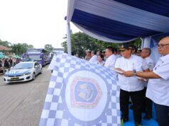 Balik Mudik Gratis dari Palembang ke Jakarta Dilepas, 5 Bus Angkut Pemudik Pasca Lebaran