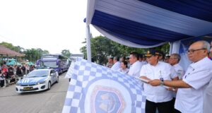 Balik Mudik Gratis dari Palembang ke Jakarta Dilepas, 5 Bus Angkut Pemudik Pasca Lebaran