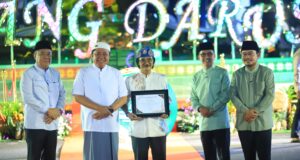 Gubernur Herman Deru Resmikan Revitalisasi Tugu Cempako Telok , Pemprov Sumsel Kucurkan Bantuan Rp10 Miliar