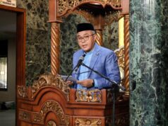Sekda Palembang Aprizal Hasyim Sholat Idul Fitri di Masjid Darusaa’id, Ajak Perkuat Silaturahmi dan Semangat Kebersamaan