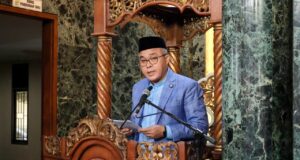 Sekda Palembang Aprizal Hasyim Sholat Idul Fitri di Masjid Darusaa’id, Ajak Perkuat Silaturahmi dan Semangat Kebersamaan
