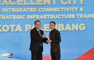 Berhasil membangun Infrastruktur konektivitas transportasi, Palembang Raih National Governance Award 2026