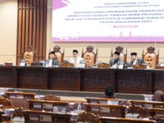 Lima Pansus DPRD Sumsel Sampaikan Hasil Pembahasan LKPJ Gubernur