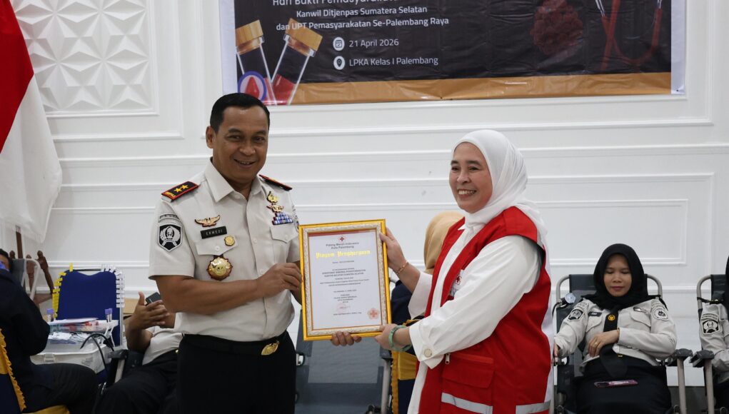 Kolaborasi Kemanusiaan, LPKA Palembang dan PMI Perkuat Ketahanan Stok Darah