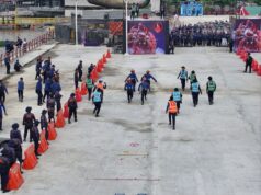 42 Tim Damkar Se-Indonesia unjuk skill di National Firefighter Skill Competition 2026