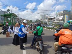 Aksi Simpatik Tirta Musi,. Permintaan Maaf Manis di Tengah Jalan Kota