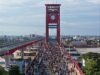 Tak Hanya Warga Palembang, Wisatawan Antusias Coba Car Free Day,Ratu Dewa Rencanakan Jadi Agenda Mingguan