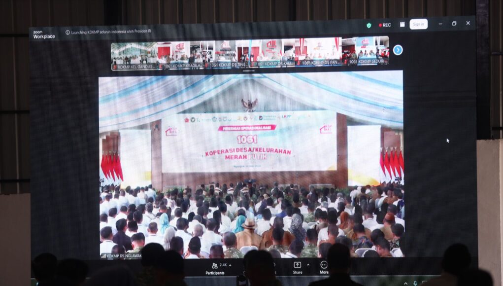 Sekda Sumsel Edward Candra Hadiri Peresmian Koperasi Merah Putih oleh Presiden Prabowo, Pemprov Siap Dukung Ekonomi Kerakyatan