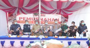 Komitmen Menuju Indonesia Emas 2045, Kapolda Sumsel Musnahkan Ratusan Kilogram Ganja