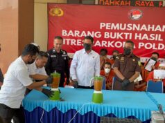 Polda Sumatera Selatan Musnahkan Barang Bukti Narkoba Senilai Rp2,8 Miliar Hasil Ungkap Mei 2026