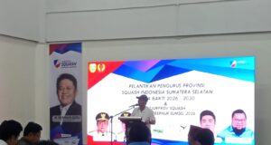 Pengurus Baru Squash Sumsel Resmi Dilantik, Targetkan Lahirkan Juara Nasional