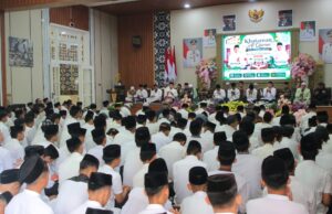 Peringati Hari Jadi ke-1.343, 1.343 Qori/Qoriah Khatamkan Al-Qur’an di Rumah Dinas Walikota Palembang