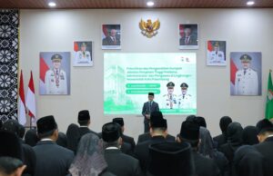 H Ratu Dewa Lantik 127 Pejabat Pemkot Palembang, 6 Kepala Dinas Bergeser Posisi