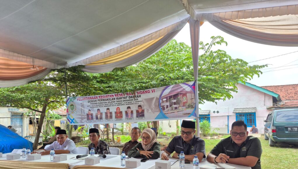 DPRD Sumsel Dapil I Palembang Serap Aspirasi Warga SU I dan Kertapati Palembang