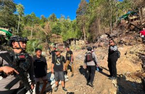 Gerebek Lokasi Tambang Ilegal di Bone Bolango, Ditreskrimsus Polda Gorontalo Segel Lubang PETI