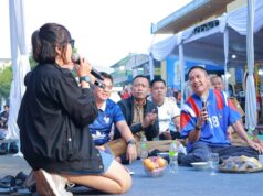 Nobar Piala Dunia di TVRI Sumsel, Ratu Dewa Dukung UMKM dan Jaga Kebersihan Kota