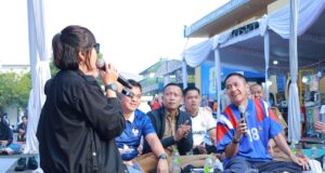 Nobar Piala Dunia di TVRI Sumsel, Ratu Dewa Dukung UMKM dan Jaga Kebersihan Kota